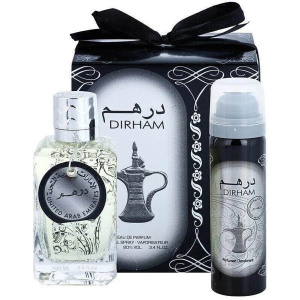 Ard Al Zaafaran Dirham Silver 100ml EDP With Deo 50ml