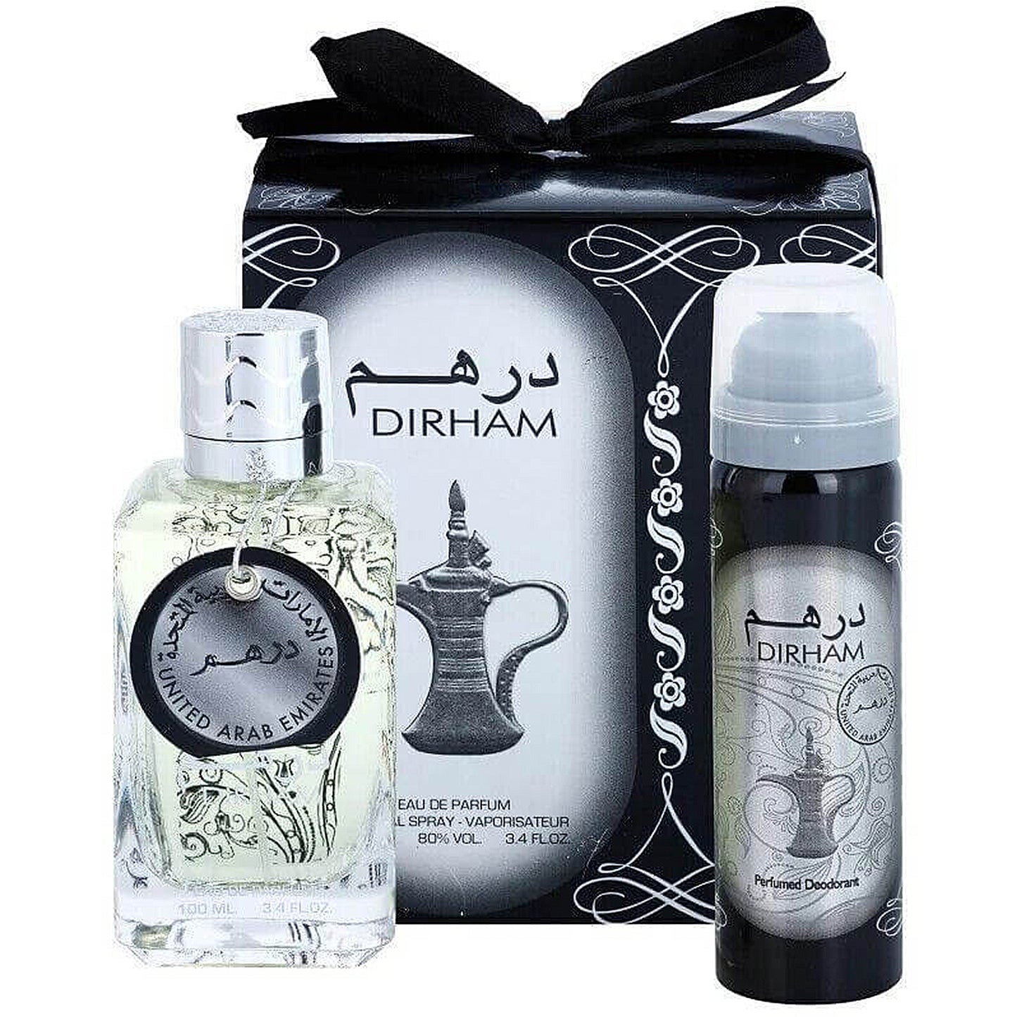 Ard Al Zaafaran Dirham Silver 100ml EDP With Deo 50ml