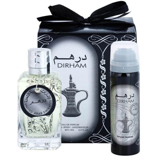 Ard Al Zaafaran Dirham Silver 100ml Eau De Parfum With Body Spray By Ard Al Zaafaran